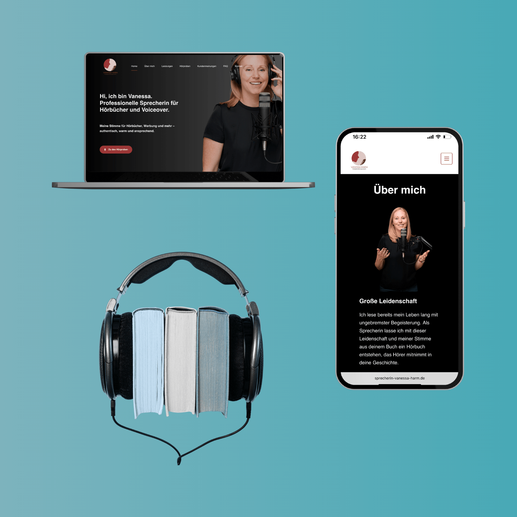 Website für Sprecherin – Relaunch und SEO Optimierung